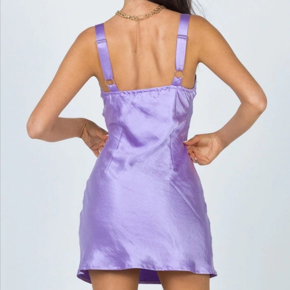 Princess Polly Star Shining Purple Mini Dress - Picture 3 of 11